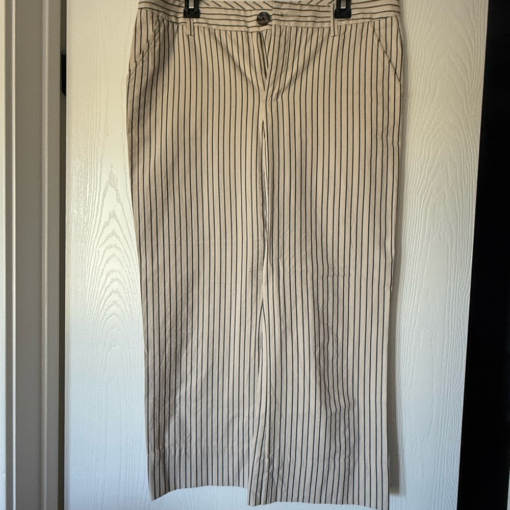 Striped Cream and Black Women's